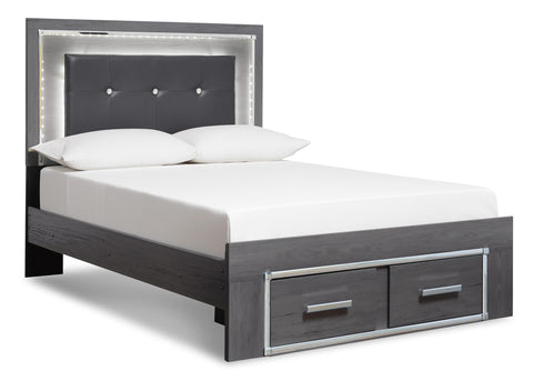 Lodanna Storage Bed, Dresser, Mirror and 2 Nightstands