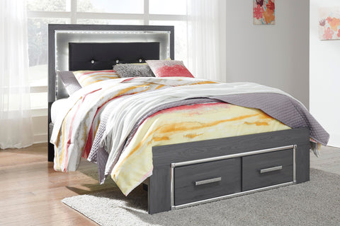Lodanna Panel Storage Bed, Dresser, Mirror, Chest and Nightstand