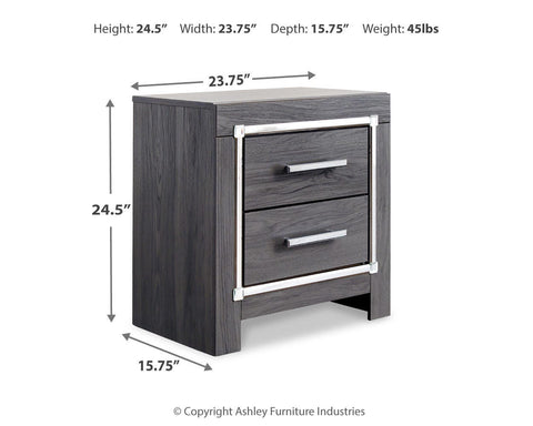 Lodanna Panel Storage Bed, Chest and 2 Nightstands