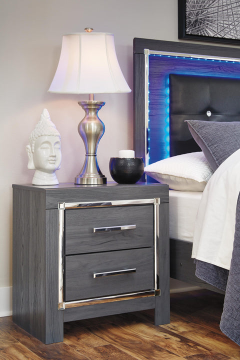 Lodanna Panel Storage Bed, Chest and 2 Nightstands