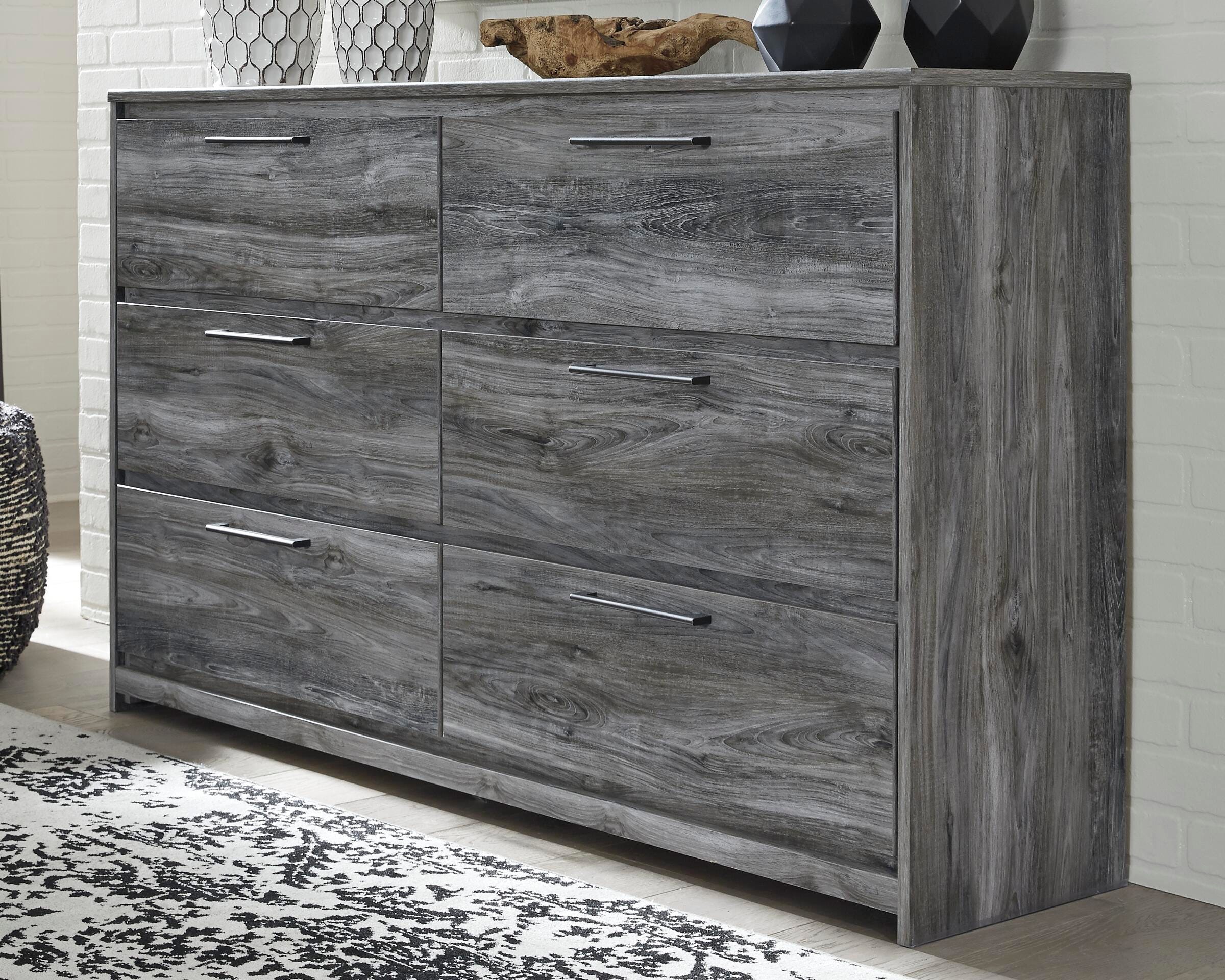 Baystorm Panel Bed with 2 Storage Drawers and Dresser