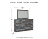 Seagrant Storage Bed, Dresser, Mirror and Nightstand