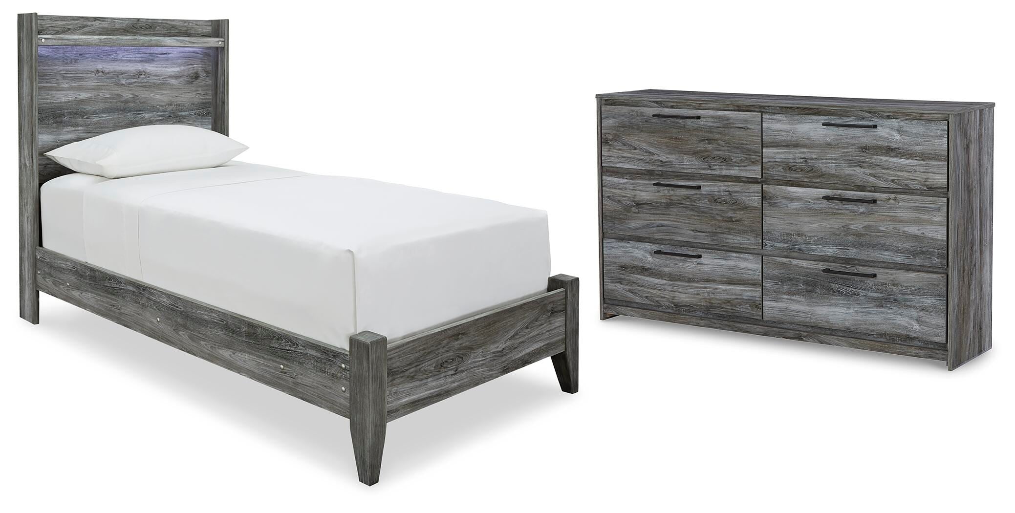 Baystorm Panel Bed and Dresser