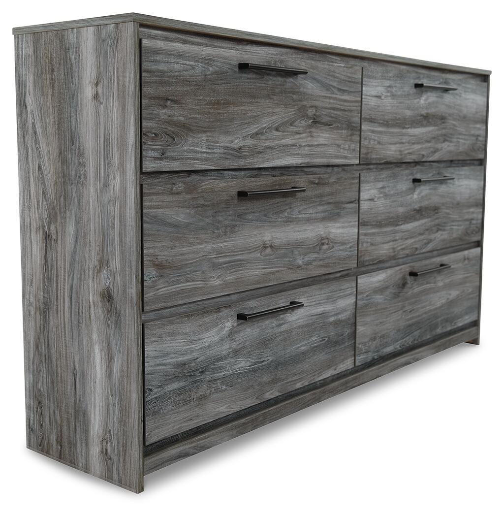 Baystorm Panel Bed with 6 Storage Drawers with Dresser