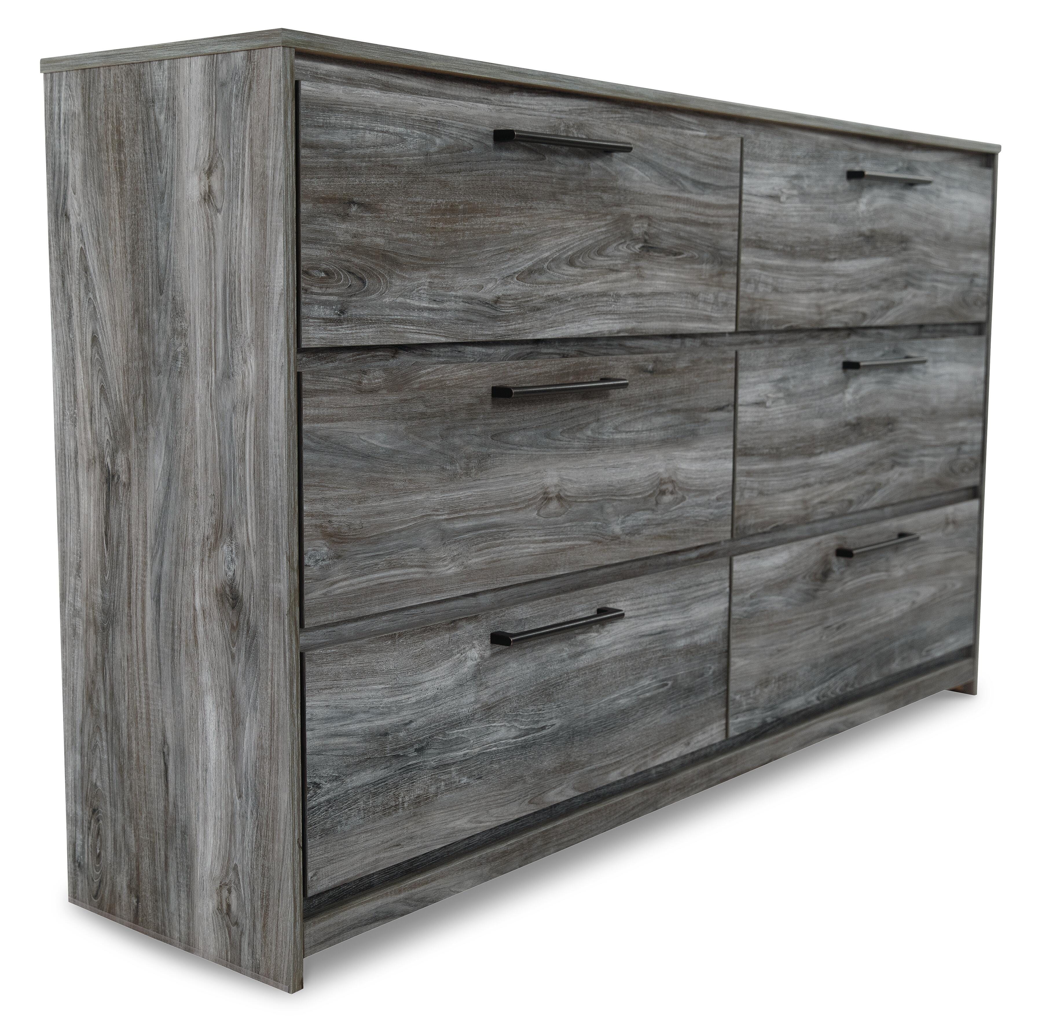 Baystorm Panel Bed with 6 Storage Drawers with Dresser
