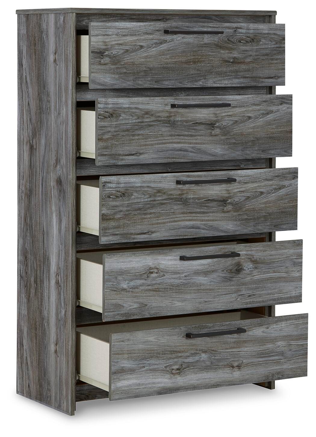 Baystorm Panel Storage Bed, Dresser, Mirror, Chest and 2 Nightstands