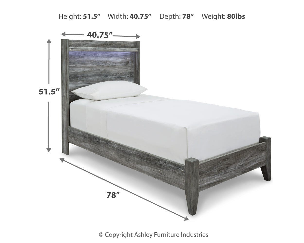 Baystorm 2 Panel Beds, 2 Mattresses, 2 Foundations, and Chest