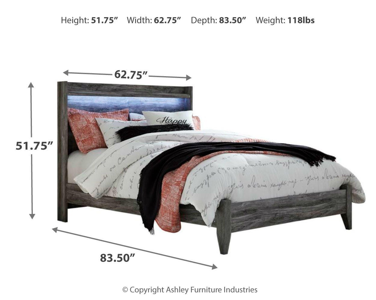 Baystorm Panel Bed, Dresser, Mirror, Chest and Nightstand