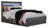 Seagrant Panel Bed with 6 Storage Drawers with Dresser