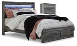 Baystorm Panel Bed with 2 Storage Drawers and Chest