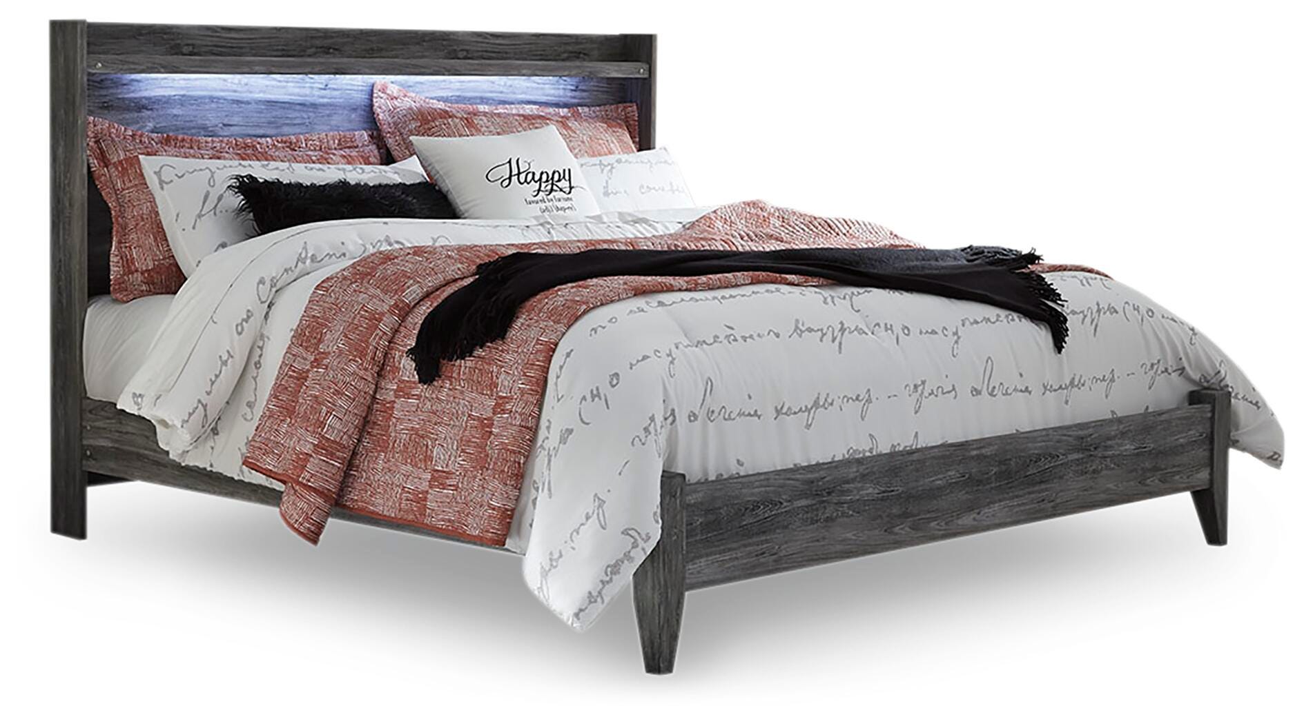 Baystorm Panel Bed, Dresser, Mirror and Nightstand