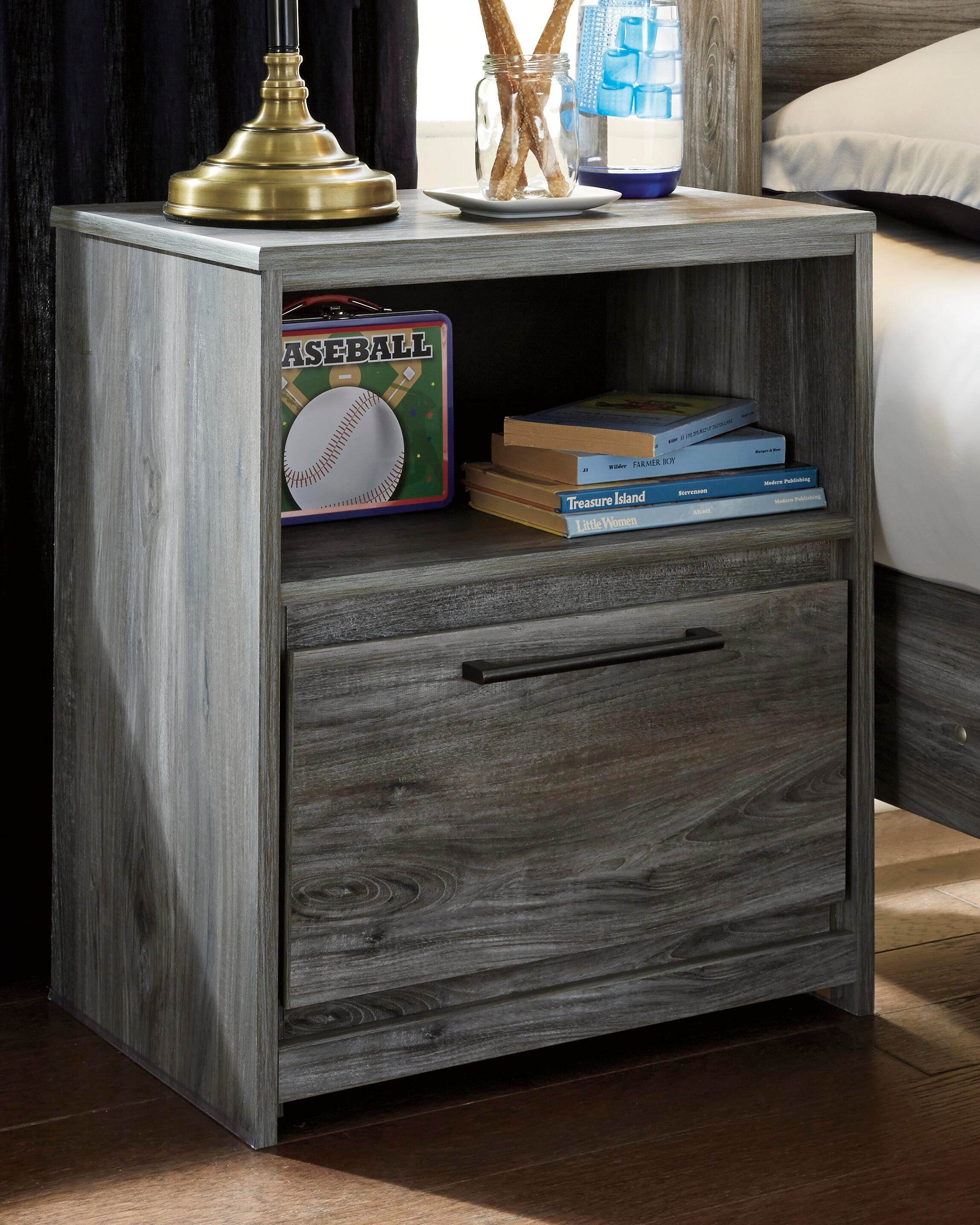 Baystorm Panel Bed, Dresser, Mirror, Chest and Nightstand