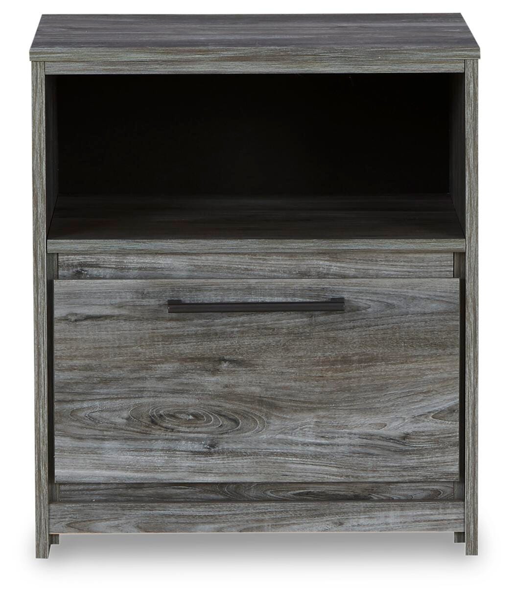 Baystorm Panel Bed with 2 Side Storage, Dresser, Mirror, and Nightstand