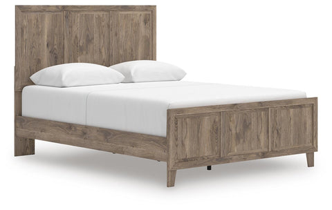 Rusticott Panel Bed, Dresser and Mirror