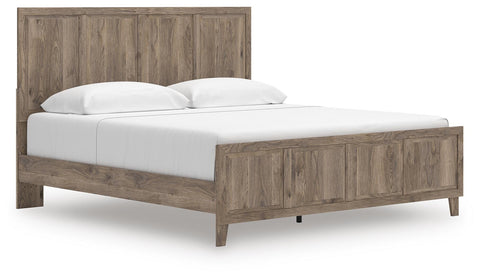 Rusticott Panel Bed, Dresser and Mirror
