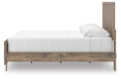 Rusticott Panel Bed, Dresser and Mirror
