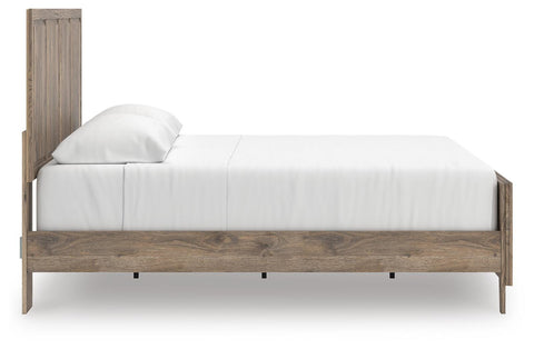 Rusticott Panel Bed, Dresser and Mirror