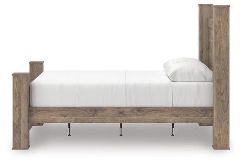 Rusticott Poster Bed with Dresser and Chest
