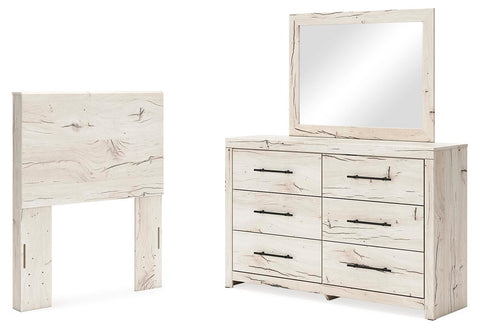 Whitaker Panel Headboard, Dresser and Mirror