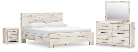 Whitaker Panel Bed, Dresser, Mirror and Nightstand