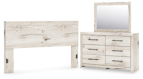 Whitaker Panel Headboard, Dresser and Mirror
