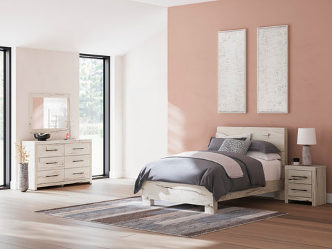 Whitaker Panel Bed, Dresser, Mirror and Nightstand