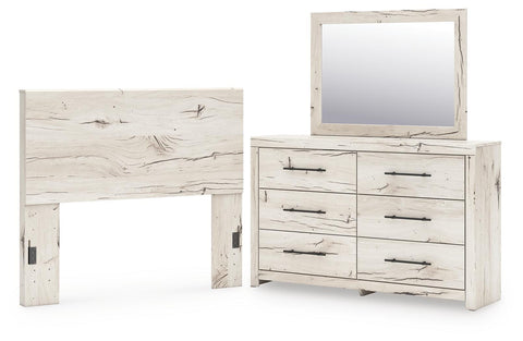 Whitaker Panel Headboard, Dresser and Mirror