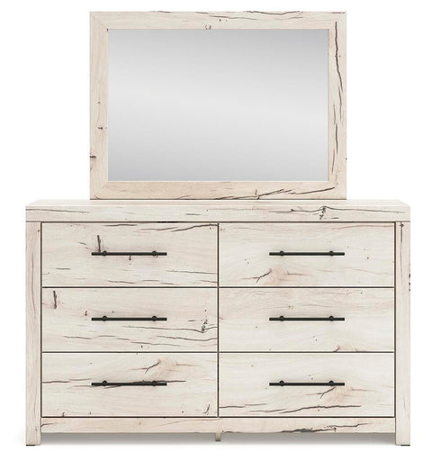 Whitaker Panel Storage Bed, Dresser and Mirror
