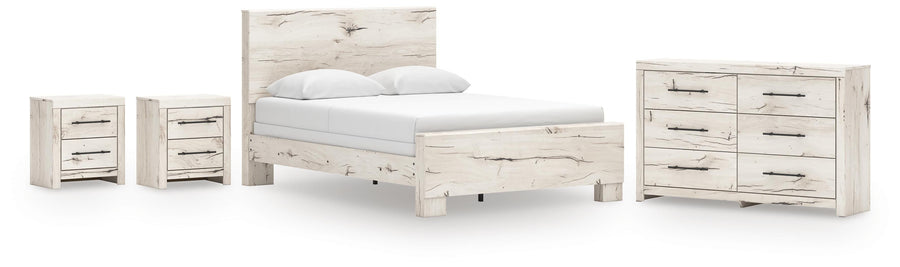 Whitaker Panel Bed, Dresser and 2 Nightstands