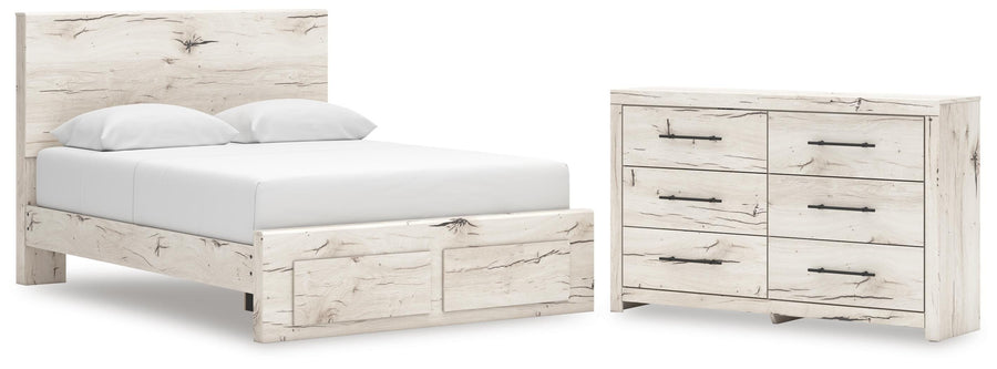 Whitaker Panel Storage Bed and Dresser