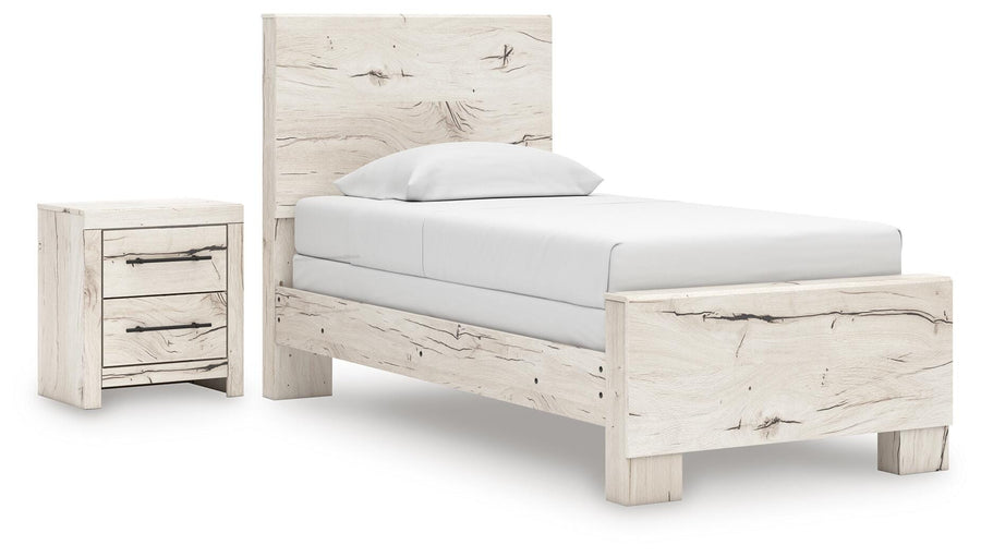 Whitaker Panel Bed and Nightstand