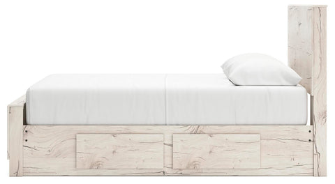 Whitaker Panel Bed with Storage, Dresser and Mirror