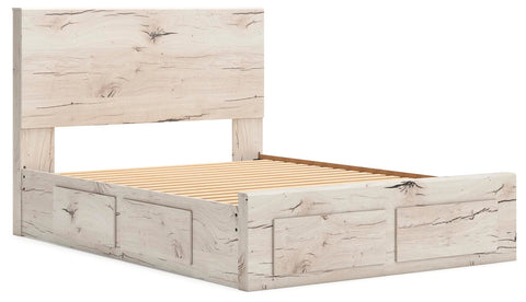 Whitaker Panel Storage Bed, Dresser and Mirror