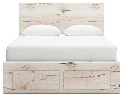 Whitaker Panel Storage Bed, Dresser and Mirror