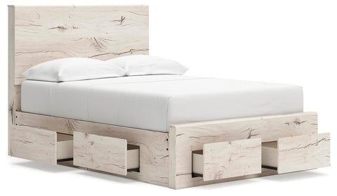 Whitaker Panel Storage Bed, Dresser and Mirror