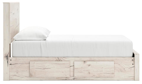 Whitaker Panel Storage Bed, Dresser and Mirror