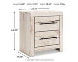 Whitaker Panel Bed and 2 Nightstands