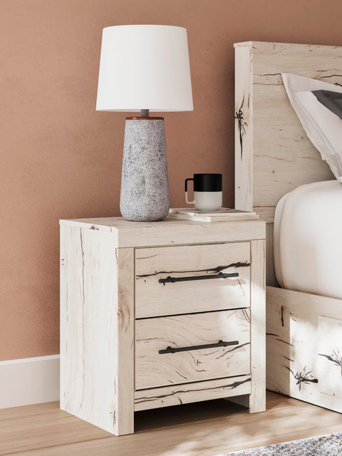 Whitaker Panel Bed and 2 Nightstands