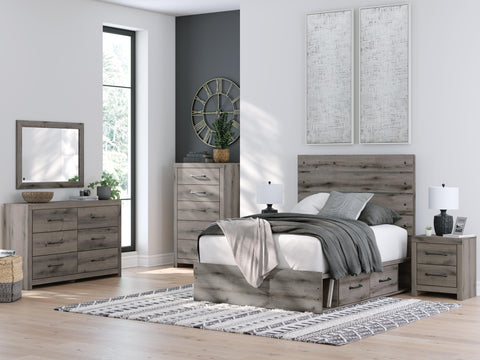 Graystorm Panel Storage Bed