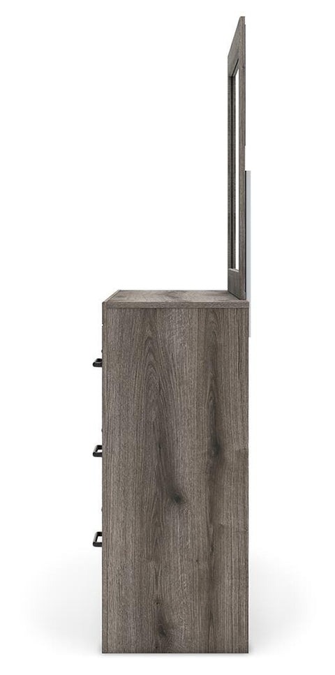 Graystorm Panel Bed, Dresser, Mirror and Chest