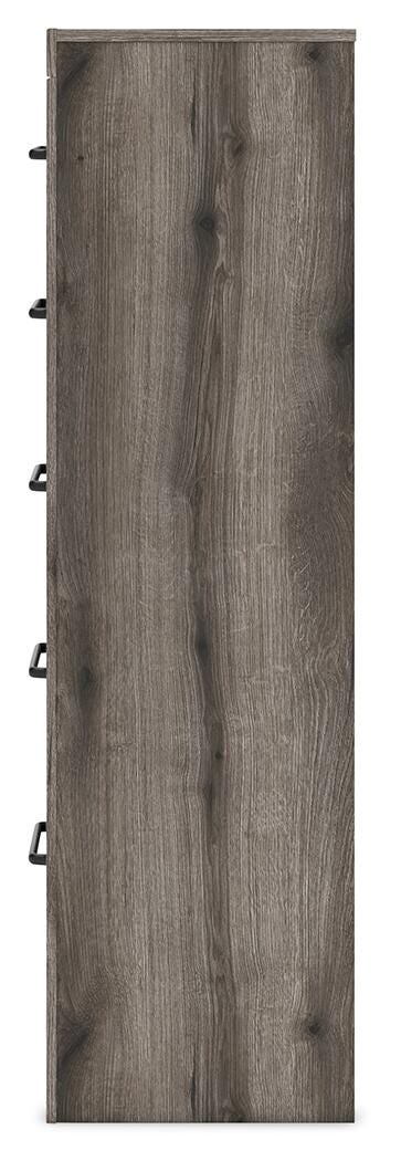 Graystorm Panel Storage Bed, Dresser, Mirror, Chest and 2 Nightstands