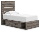 Graystorm Panel Storage Bed