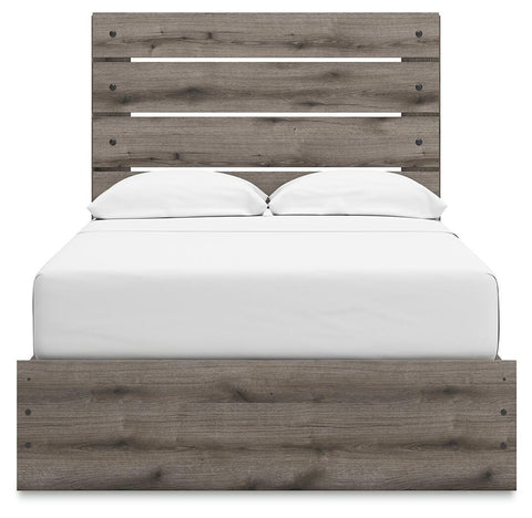 Graystorm Panel Bed with Storage