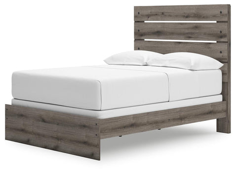 Graystorm Panel Bed, Dresser, Mirror and Chest