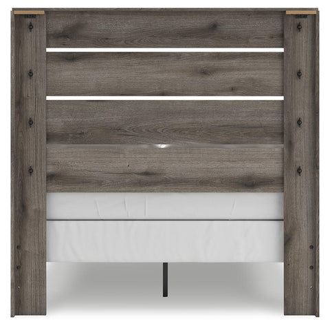 Graystorm Panel Bed, Dresser and Nightstand