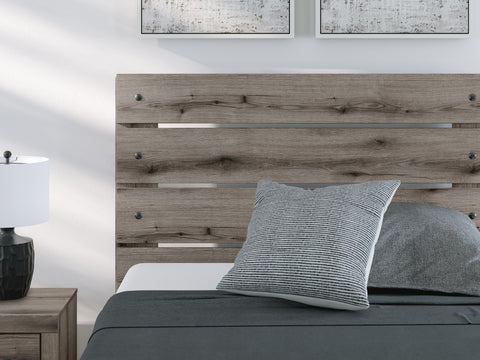 Graystorm Panel Bed and Dresser