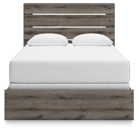 Graystorm Panel Bed, Dresser, Mirror and Chest