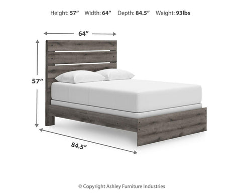 Graystorm Panel Bed, Dresser, Mirror and Chest