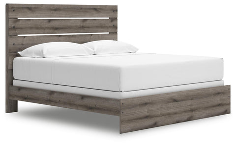 Graystorm Panel Bed and Dresser