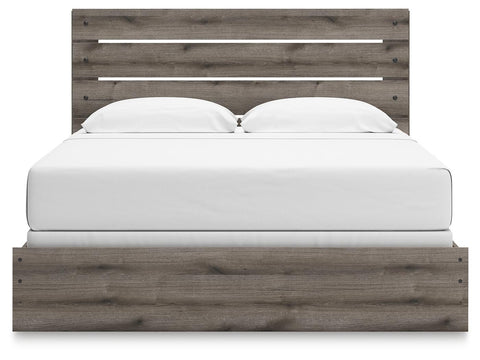 Graystorm Panel Bed, Dresser, Mirror and Chest
